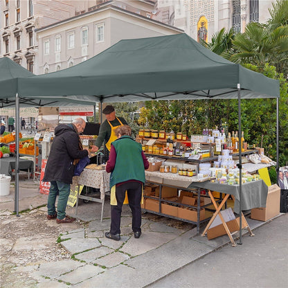Faltpavillon 3x4,5m – Wasserdicht, Stabil & Mit Seitenteilen