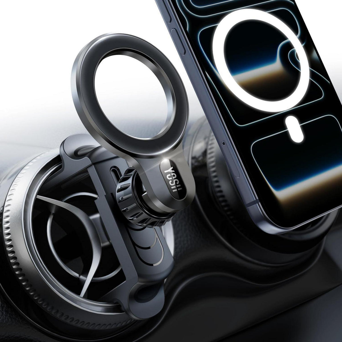Magsafe Handyhalterung Auto Mercedes – Rund Lüftung KFZ Halterung