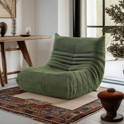 Bequemer Ecksitzsack – Lazy Sofa Grün für Wohnzimmer