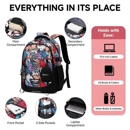 Schulrucksack mit Rollen für Jungen – Abnehmbarer Trolley & 6 Räder