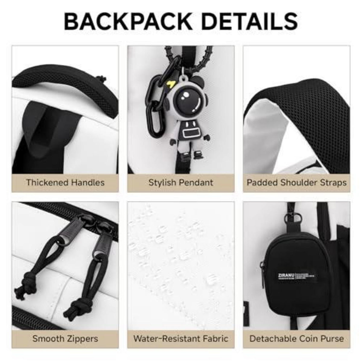 Schulrucksack mit Rollen für Jungen – Abnehmbarer Trolley & 6 Räder