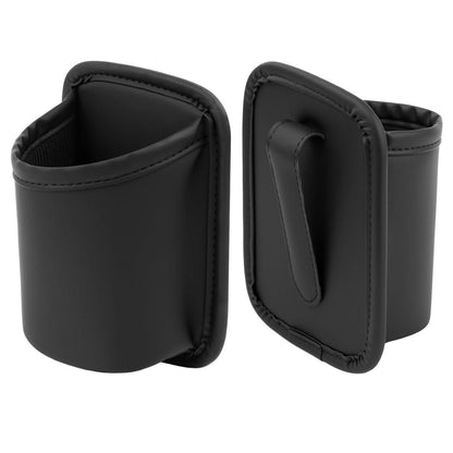 2x Getränkehalter Auto Clip-On Becherhalter Auto in Lederoptik