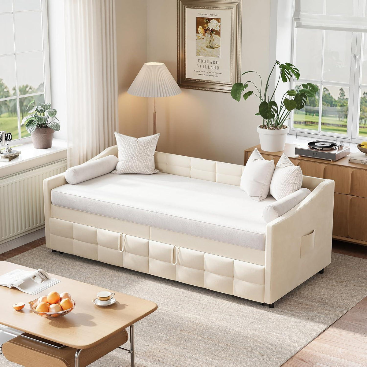 Ausziehbares Doppelschlafsofa 90/180x200cm – Platzsparend & Modern
