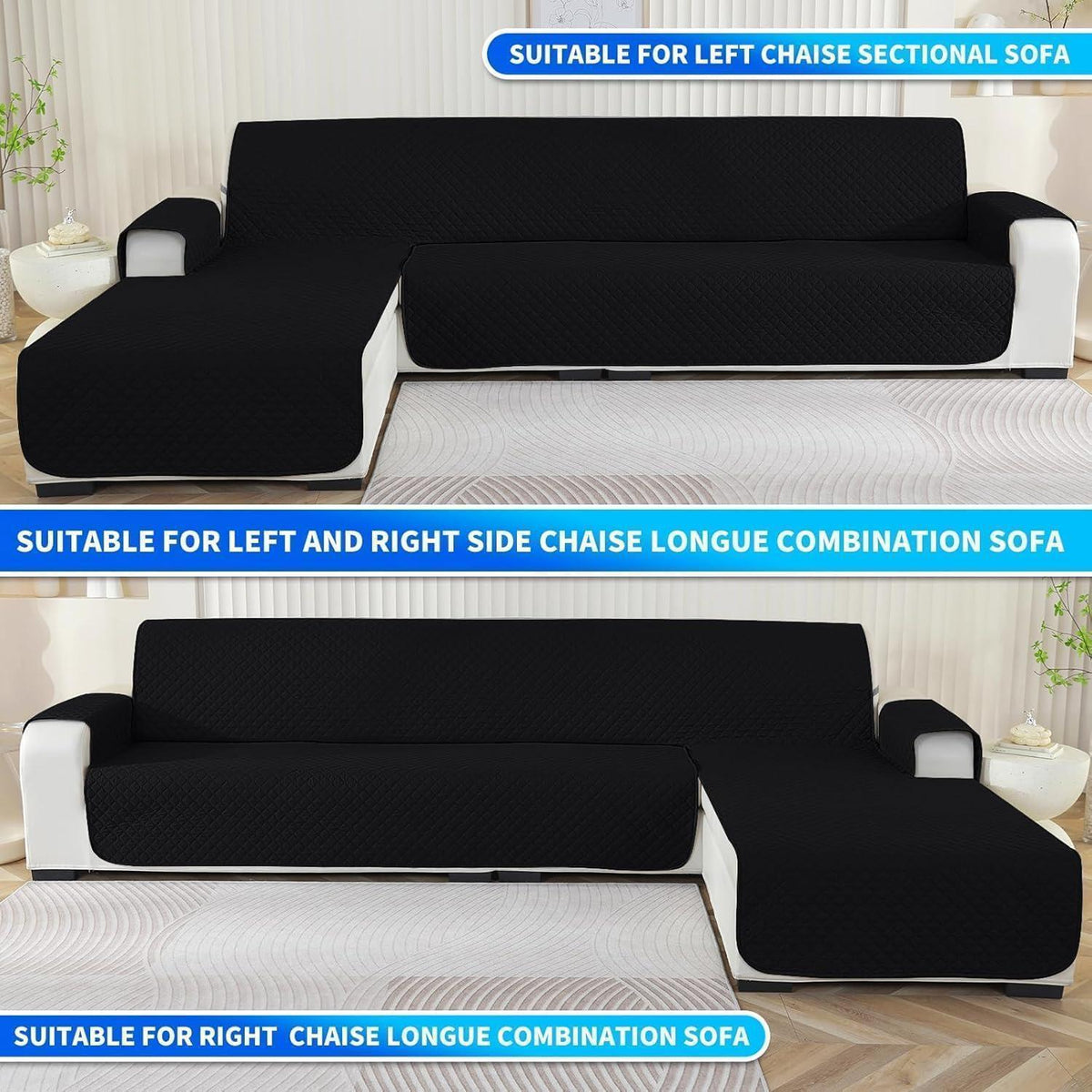 Wasserdichter Sofabezug L-Form 2 Sitzer – Schutz für Ihr Sofa