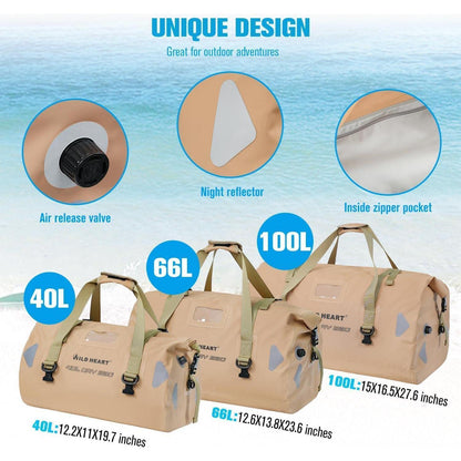 Wasserdichte Reisetasche 100L für Motorrad & Outdoor