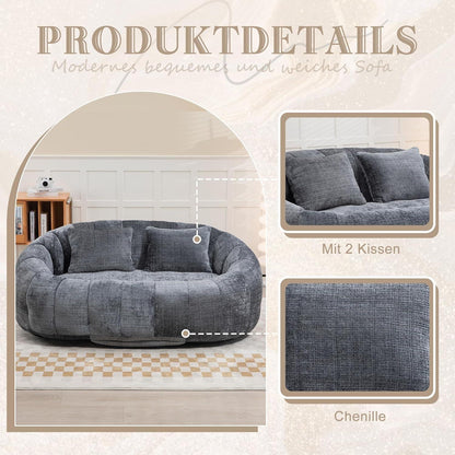 Sitzsack Sofa Grau – Bequemer Lounger für Entspannung