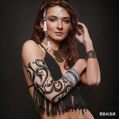 Tattoo Ärmel Set 12er Pack – Sonnenschutz & Karneval