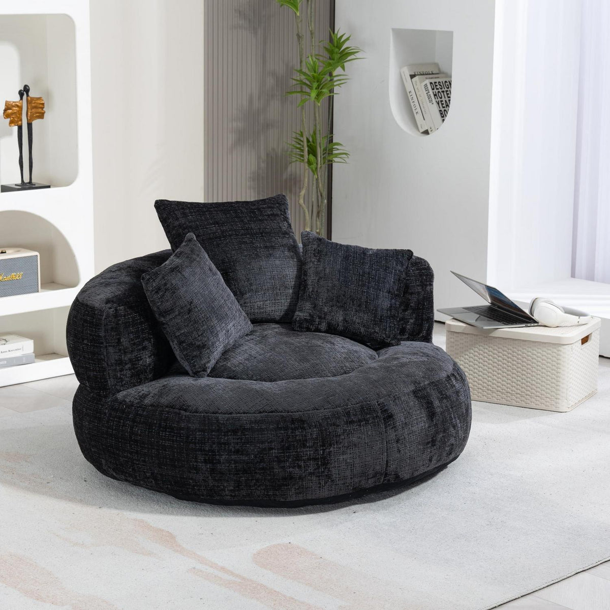 Lazy Sitzsack Sofa mit 3 Kissen – Bequemer Lounger
