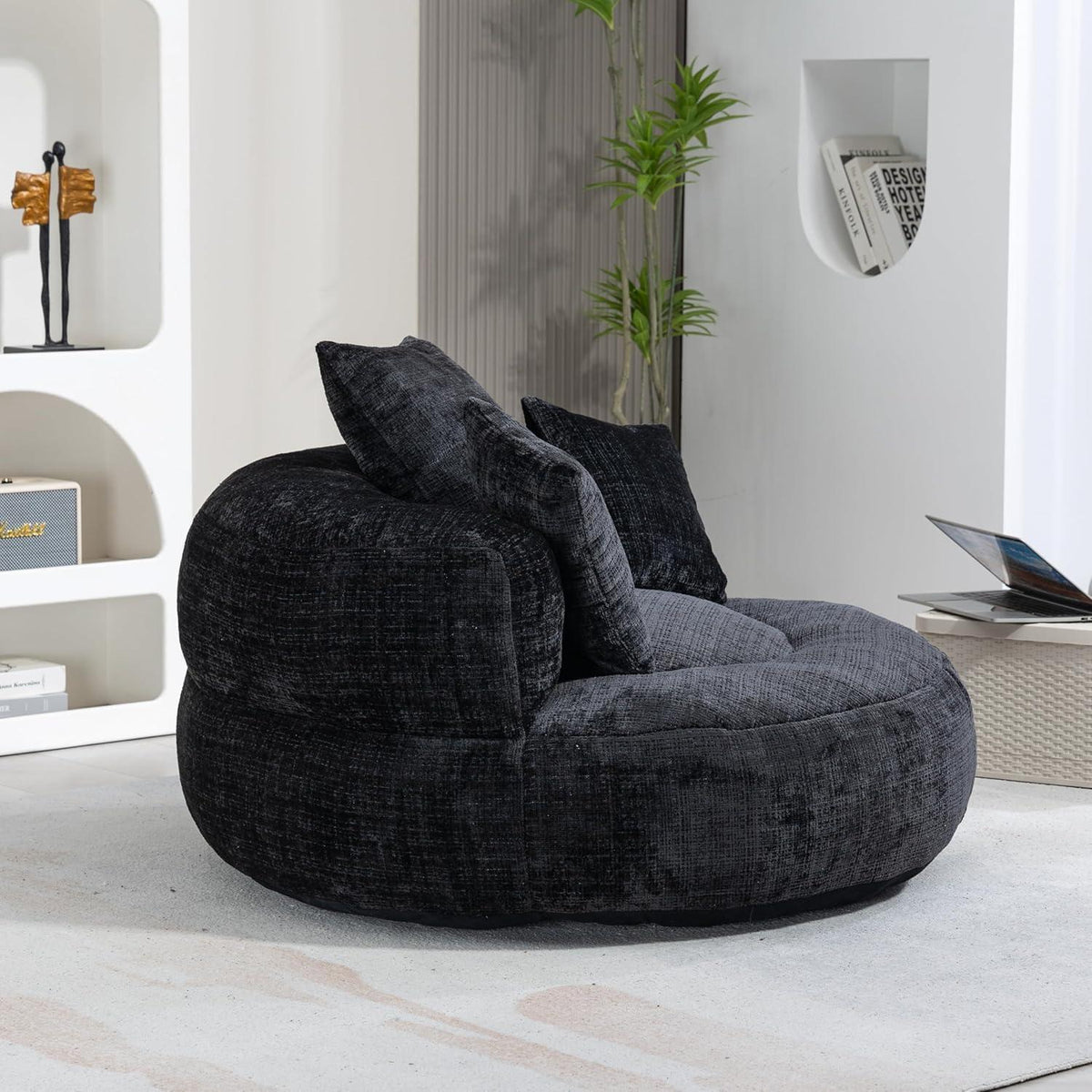 Lazy Sitzsack Sofa mit 3 Kissen – Bequemer Lounger
