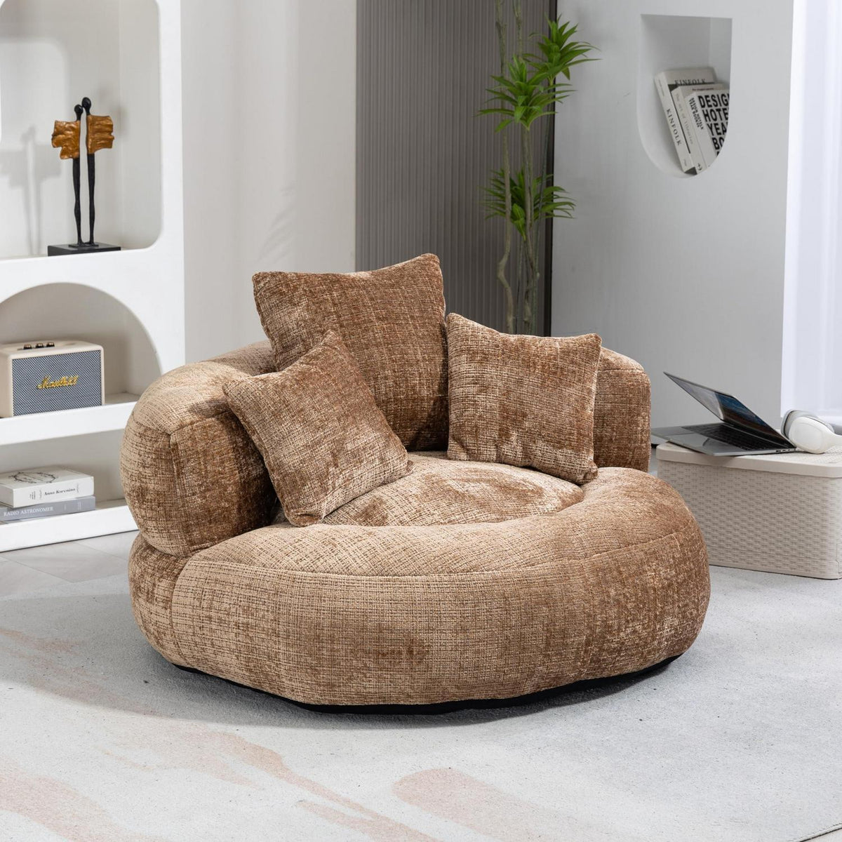 Lazy Sitzsack Sofa mit 3 Kissen – Bequemer Lounger