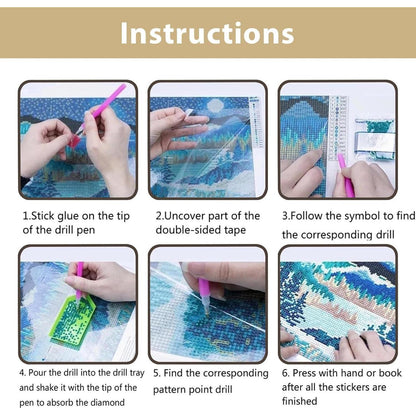 5D Diamant Painting Set Erwachsene – 30x30cm – Gou-Xiaohai