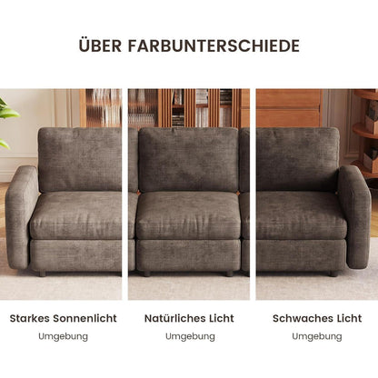 Modulares Cloud Sofa – Weiches Wohnzimmer Sofa für 5 Personen