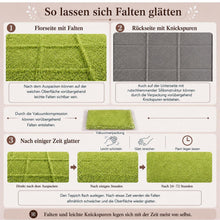Flauschiger Hochflor Teppich 160x200cm - Grün, Skandinavisch