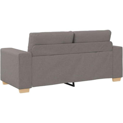Modernes Sofa Taupe – Stoff Sessel für Wohnzimmer 140cm