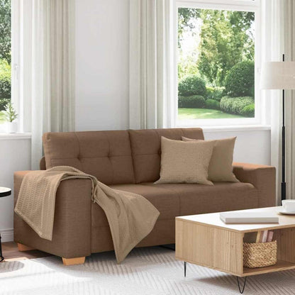 Modernes Sofa Braun 140cm – Stoff Sessel für Wohnzimmer