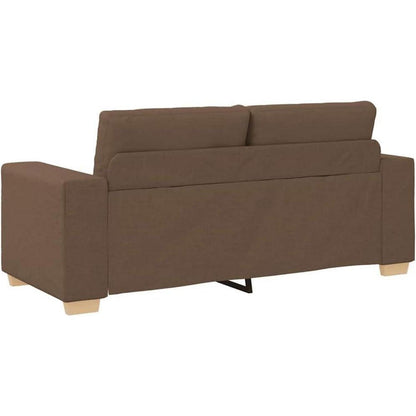 Modernes Sofa Braun 140cm – Stoff Sessel für Wohnzimmer