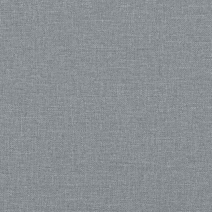 Modernes Sofa Stoff Hellgrau 140 cm – Wohnzimmer Sessel