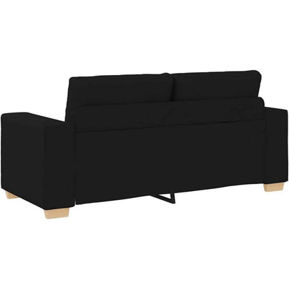 Modernes Sofa Schwarz 140cm – Stoff & Wohnzimmer