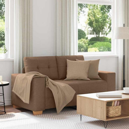 Modernes Sofa Braun 120cm – Stoff Sessel für Wohnzimmer