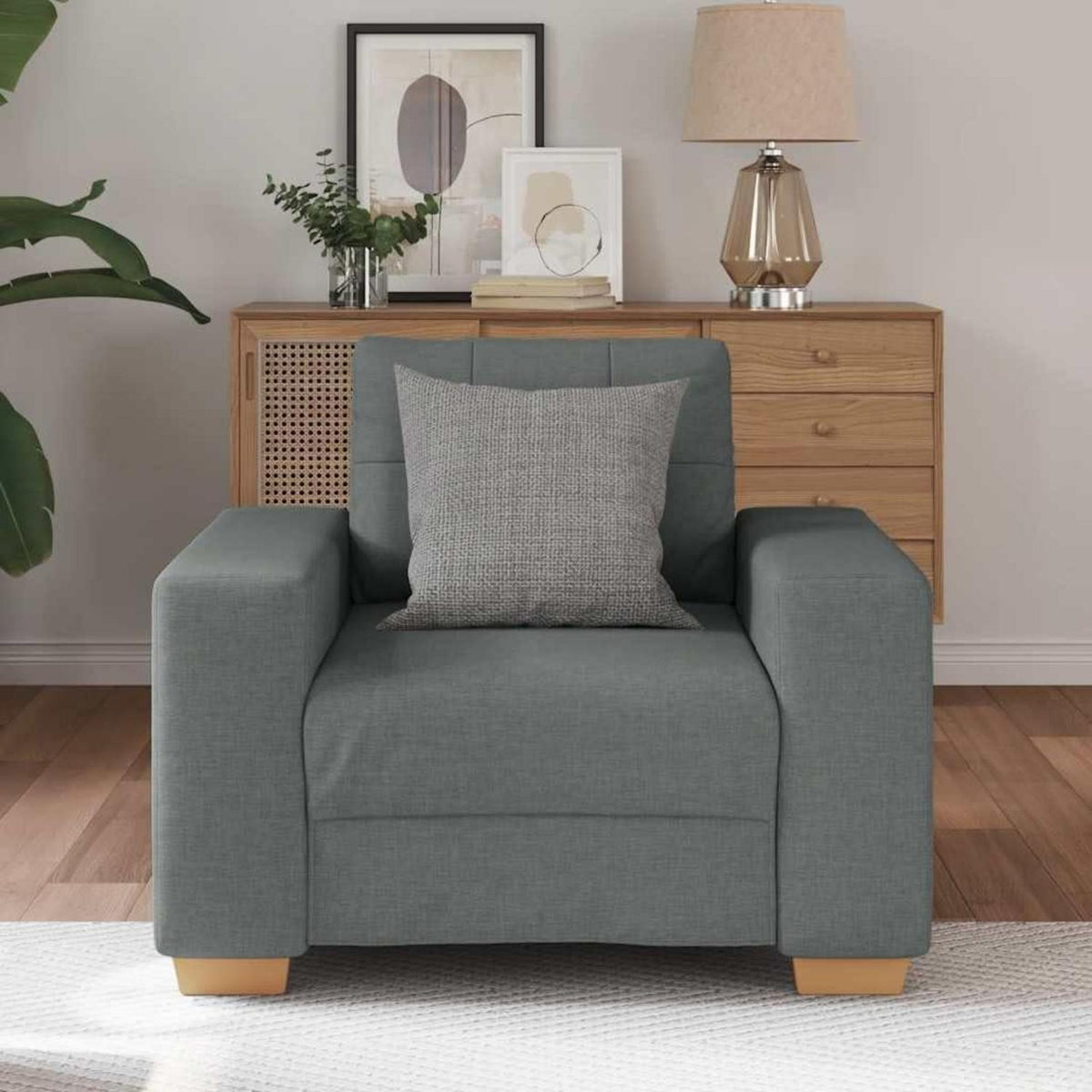 Modernes Sofa Dunkelgrau – Bequemer Sessel für Wohnzimmer