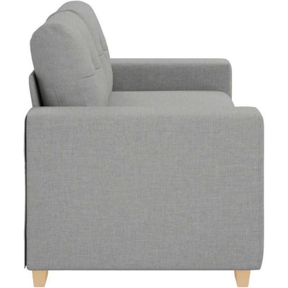 Modernes Sofa Wolkengrau – 140 cm Wohnzimmer Sofa