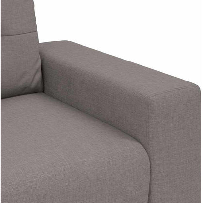 Modernes Sofa Taupe – Stoff Sessel für Wohnzimmer 120cm