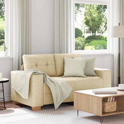 Modernes Sofa Stoff Creme 120 cm – Wohnzimmer Sessel