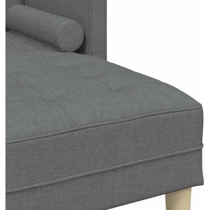Ecksofa dunkelgrau, L-förmig – Modernes Sofa Set 173x131x67cm