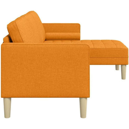 L-förmiges Ecksofa Dunkelgelb – Modernes Sofa Set 173x131x67cm