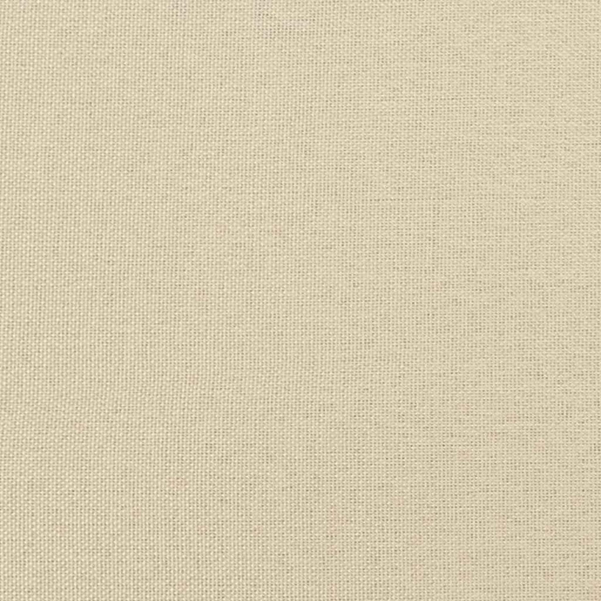 Cremefarbenes L-Form Ecksofa Stoff 173x131x67 cm