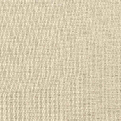 Cremefarbenes L-Form Ecksofa Stoff 173x131x67 cm