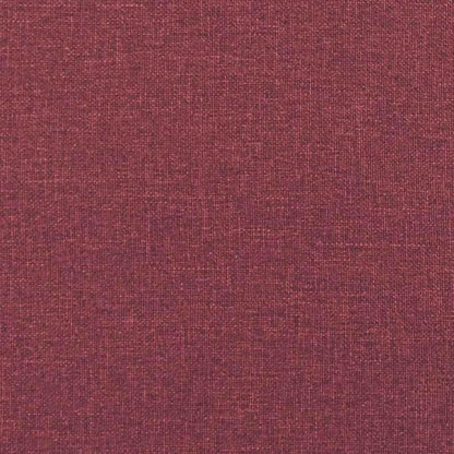 Weinrotes Ecksofa Stoff 173x131x67cm – Modernes Wohnzimmer Sofa