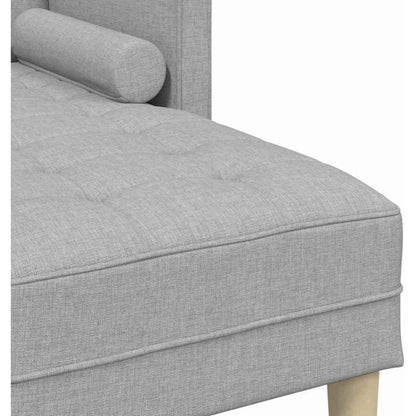 L-förmiges Ecksofa Wolken Grau – Modernes Sofa Set
