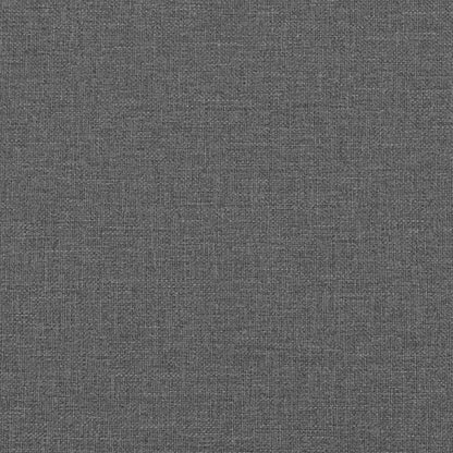 Dunkelgraues L-Form Ecksofa mit Stoffbezug