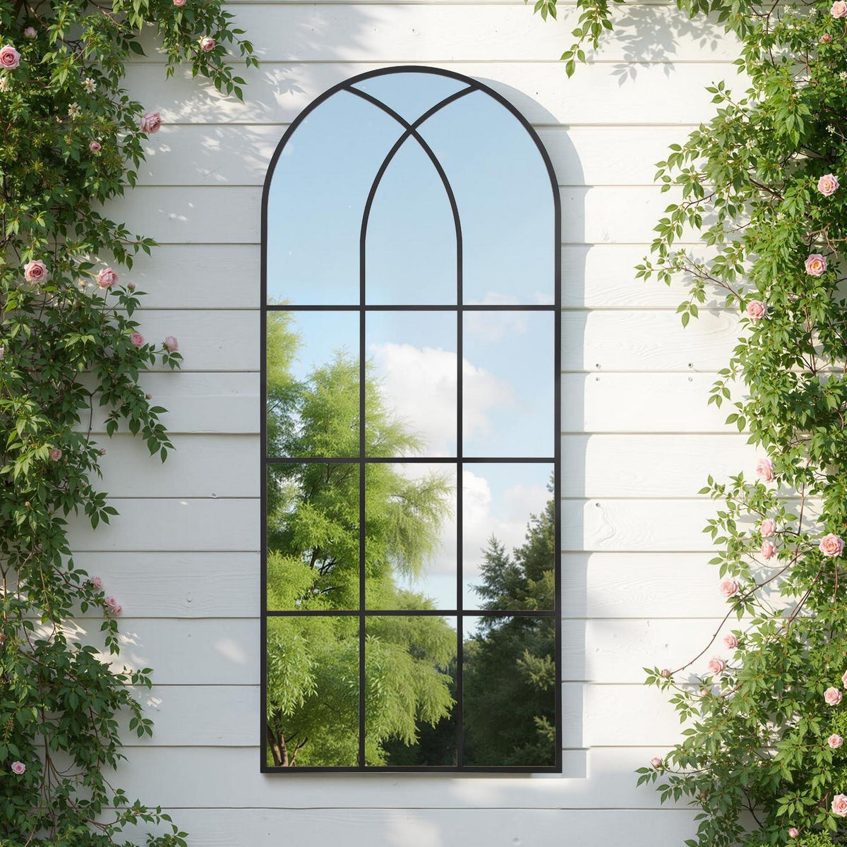 Ganzkörperspiegel Bogenförmig 165x60cm – Antik/Gothic Design