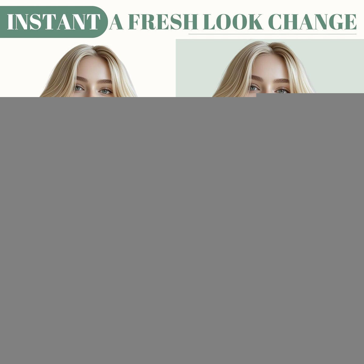 Echthaar Clip-in Extensions Blond Balayage 25cm