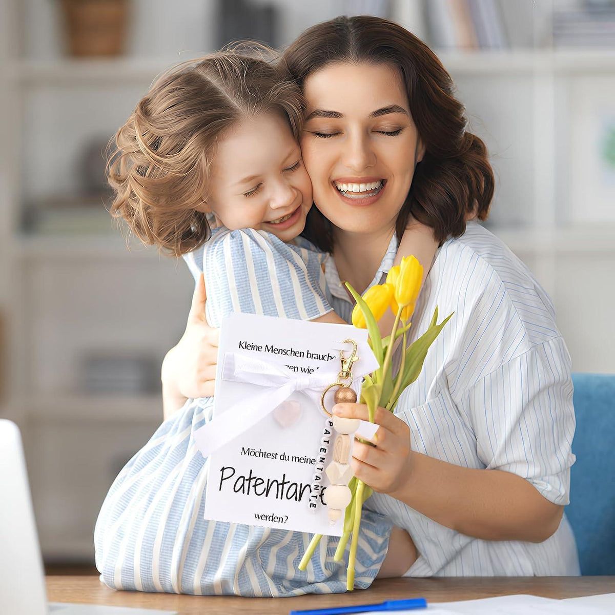 Patentante Geschenkset: "Willst du meine Patentante sein?"