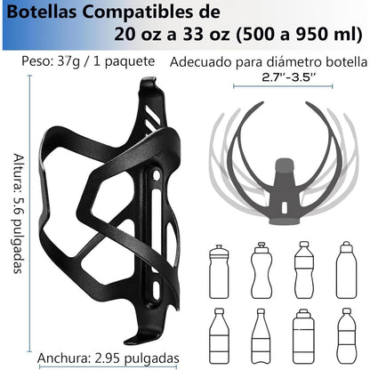 Fahrradflaschenhalter 2er-Set, Ultraleicht, MTB & Rennrad