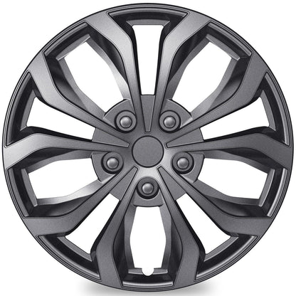 16 Zoll Radkappen Set Grau – Universal Radzierblenden