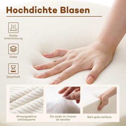 Faltbares Schlafsofa 3-in-1 – Schlafsessel & Couch Bett Beige