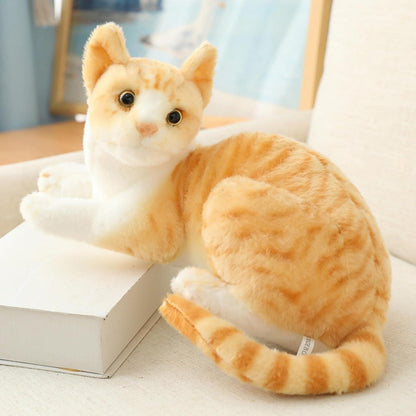 Flauschiges Kuscheltier Katze Siam (40cm)