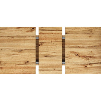 Ausziehbarer Esstisch Holzoptik 120-160 cm