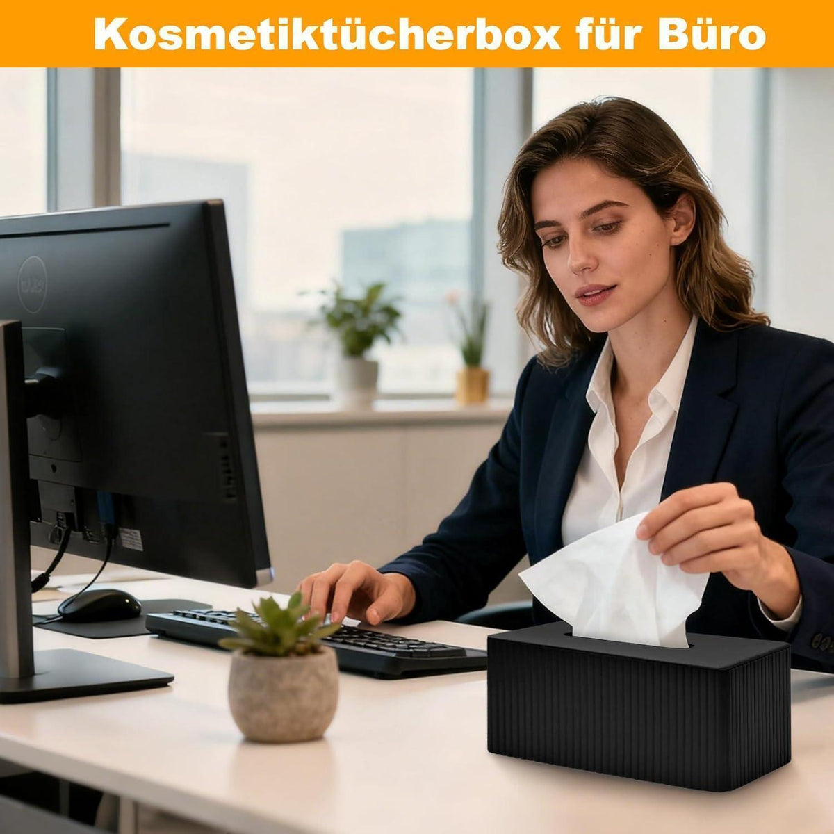 Taschentuchbox - Modern & Elegant für Wohnzimmer in Lederoptik