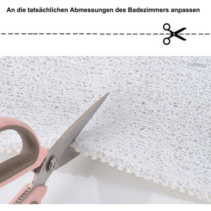 Rutschfeste Duschmatte 140x140 cm mit Ablaufloch