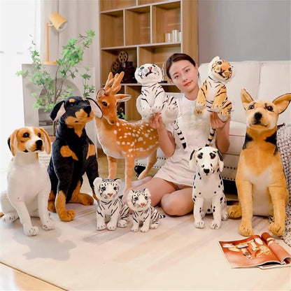 Lebensechter Dalmatiner Plüschhund 50cm - Kuscheltier für Kinder