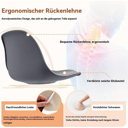 Modernes Barhocker-Set (2x Grau) – Höhenverstellbar & Drehbar