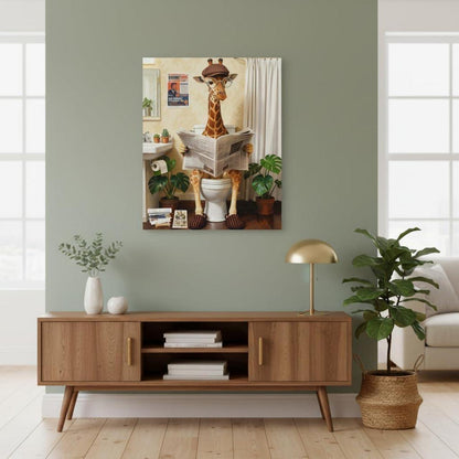 Malen nach Zahlen Giraffe 40x50cm - Bastelset für Erwachsene