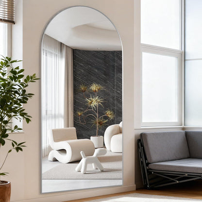 Gewölbter Standspiegel Voll Länge – Modern & Elegant 193x86 cm
