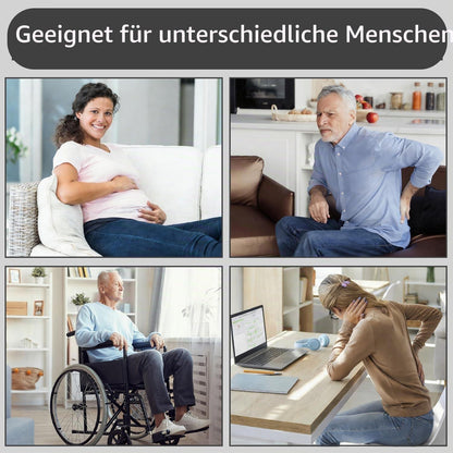 Teleskopischer Schuhlöffel Edelstahl 30-70cm mit rutschfestem Griff