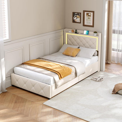 Ausziehbares Schlafsofa 90/180x200cm mit Schublade